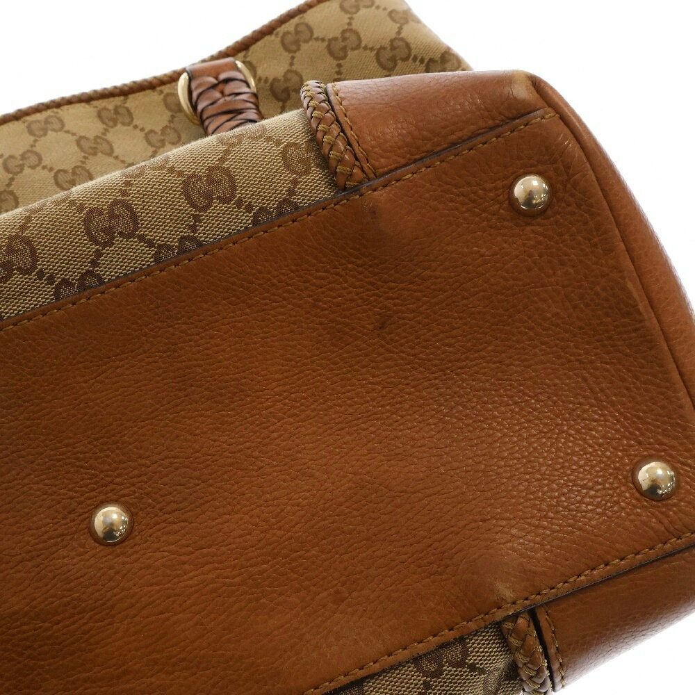 Gucci Bag Tote GG Canvas Marrakech Beige - Picture 5 of 6